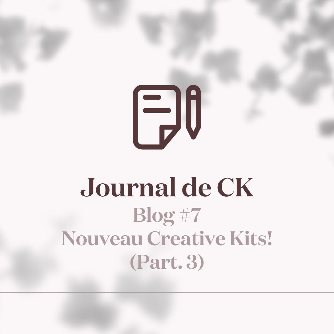 Creative Kits fait peau neuve - Part 3 !