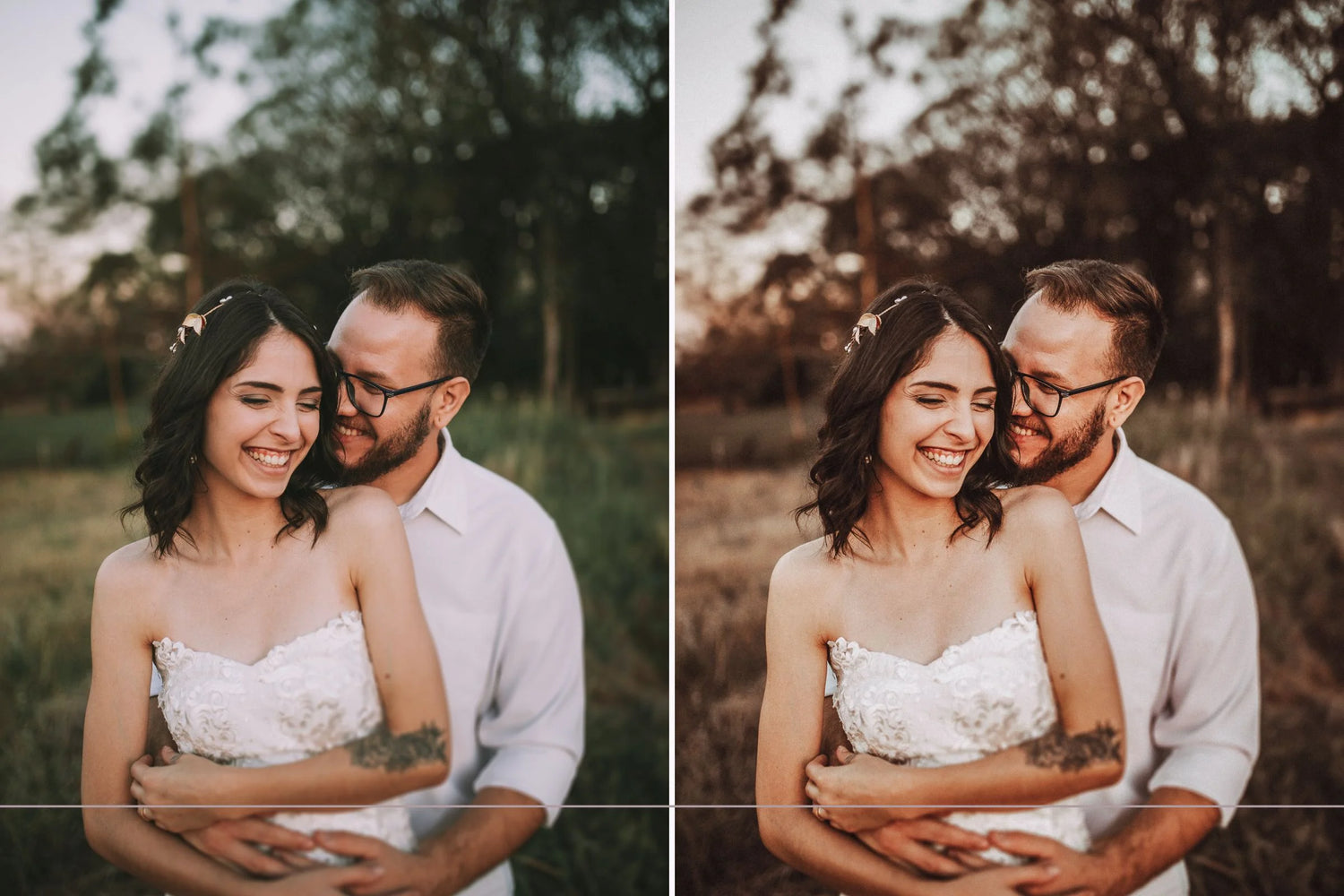 Wedding Collection - Preset Airy example pour illustrer pourquoi utiliser les presets?