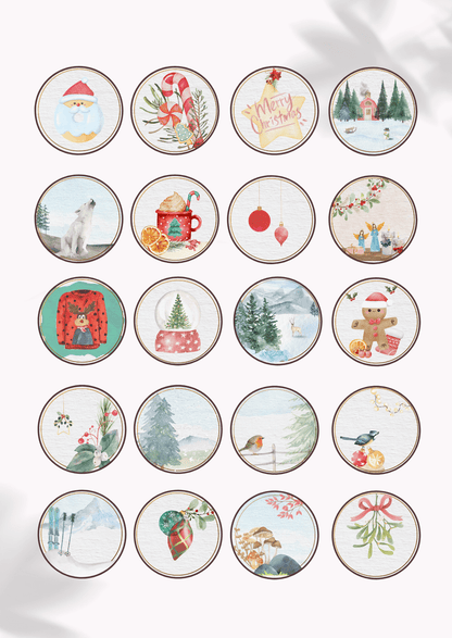 20 Covers de stories &quot;Snow Stories&quot; - Collection Snow - Creative Kits