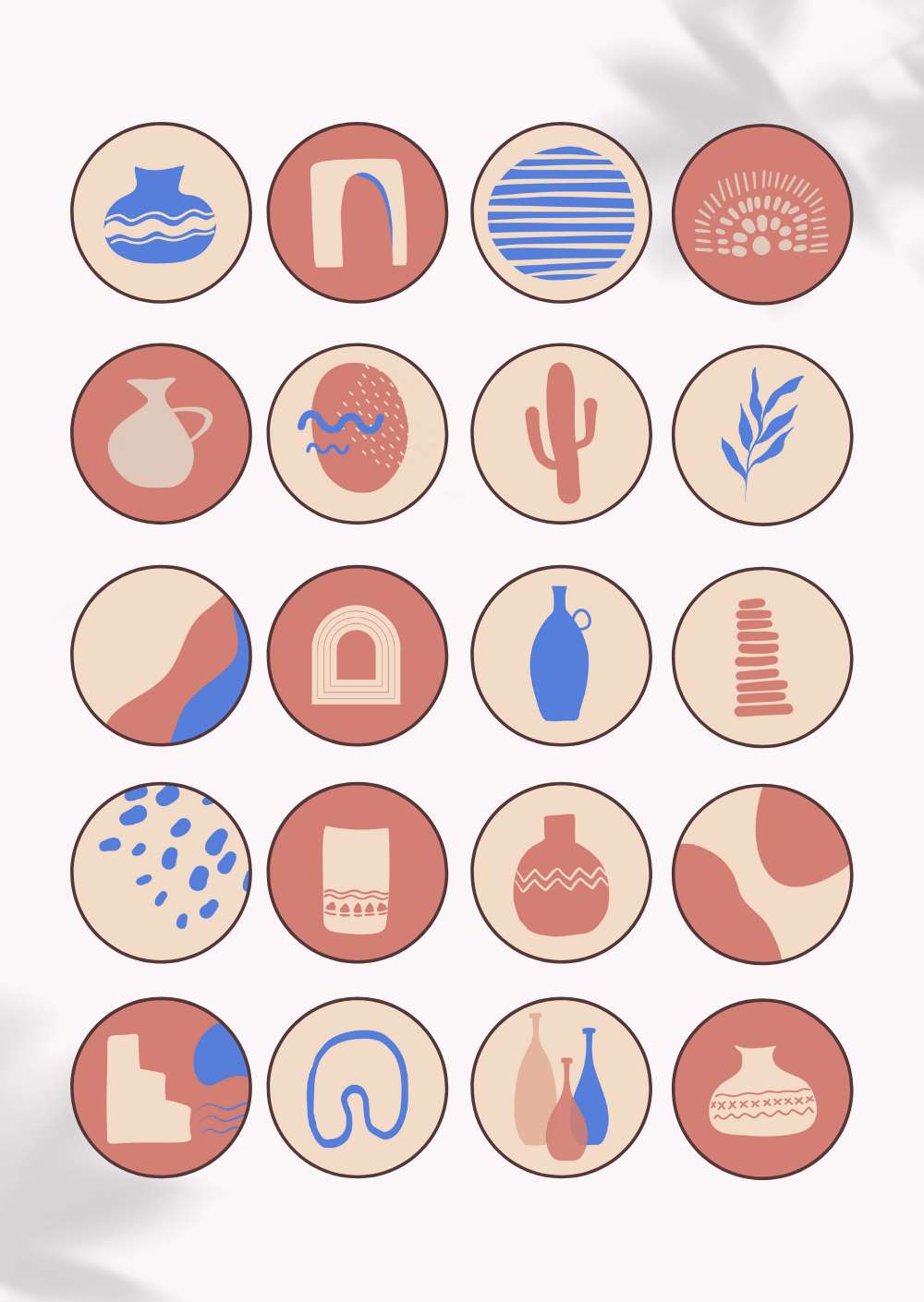 20 Covers de Stories - Terracotta - Creative Kits